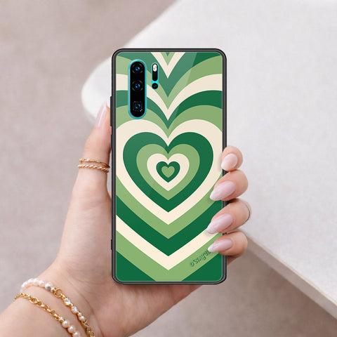 Huawei P30 Pro Cover - O'Nation Heartbeat Series - HQ Ultra Shine Premium Infinity Glass Soft Silicon Borders Case