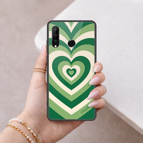 Huawei P30 lite Cover - O'Nation Heartbeat Series - HQ Ultra Shine Premium Infinity Glass Soft Silicon Borders Case