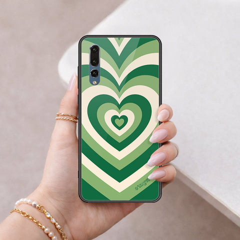 Huawei P20 Pro Cover - O'Nation Heartbeat Series - HQ Ultra Shine Premium Infinity Glass Soft Silicon Borders Case