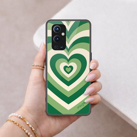 OnePlus 9 Pro Cover - O'Nation Heartbeat Series - HQ Ultra Shine Premium Infinity Glass Soft Silicon Borders Case