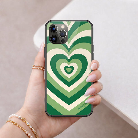 iPhone 12 Pro - O'Nation Heartbeat Series - HQ Ultra Shine Premium Infinity Glass Soft Silicon Borders Case