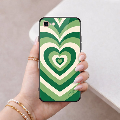 iPhone 8 / 7 - O'Nation Heartbeat Series - HQ Ultra Shine Premium Infinity Glass Soft Silicon Borders Case
