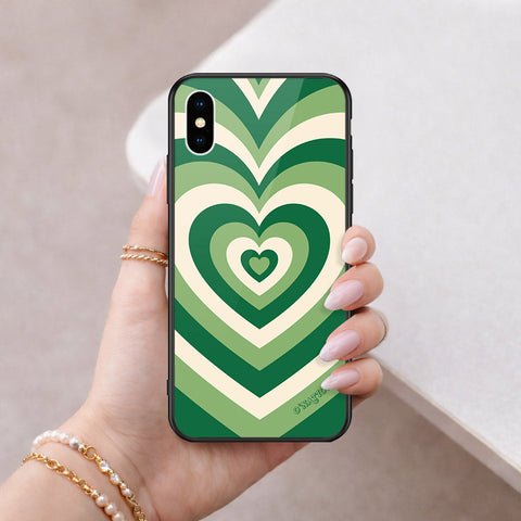 iPhone XS / X - O'Nation Heartbeat Series - HQ Ultra Shine Premium Infinity Glass Soft Silicon Borders Case
