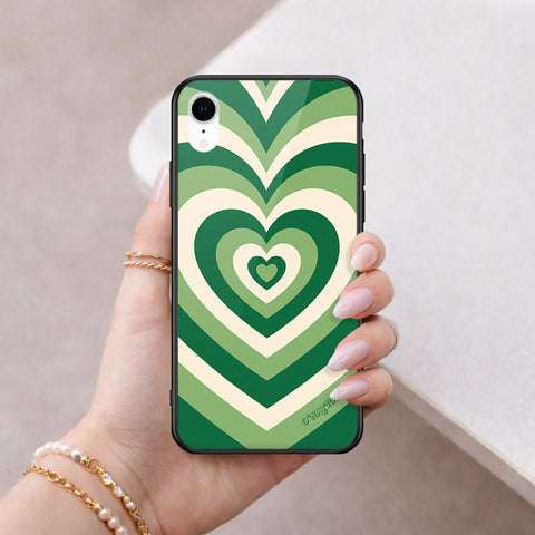 iPhone XR - O'Nation Heartbeat Series - HQ Ultra Shine Premium Infinity Glass Soft Silicon Borders Case