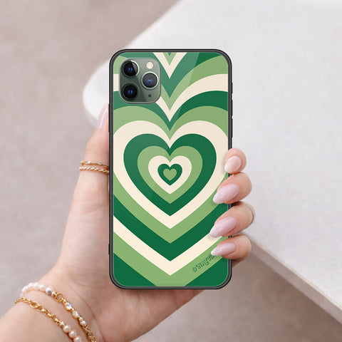 iPhone 11 Pro - O'Nation Heartbeat Series - HQ Ultra Shine Premium Infinity Glass Soft Silicon Borders Case