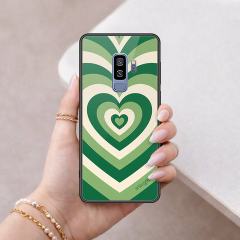 Samsung Galaxy S9 Plus Cover - O'Nation Heartbeat Series - HQ Ultra Shine Premium Infinity Glass Soft Silicon Borders Case