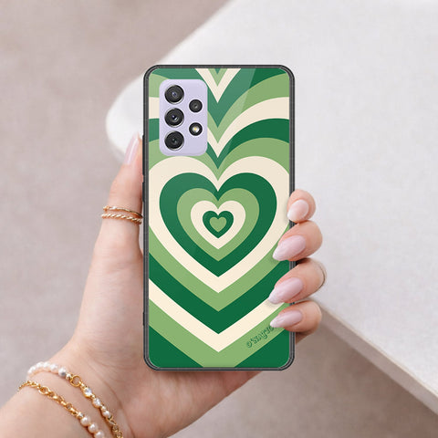 Samsung Galaxy A72 Cover - O'Nation Heartbeat Series - HQ Ultra Shine Premium Infinity Glass Soft Silicon Borders Case