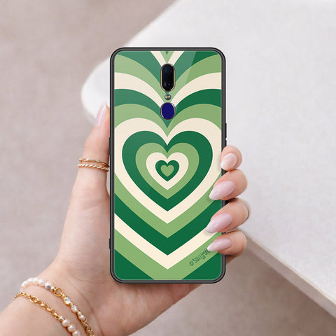 Oppo F11 Cover - O'Nation Heartbeat Series - HQ Ultra Shine Premium Infinity Glass Soft Silicon Borders Case