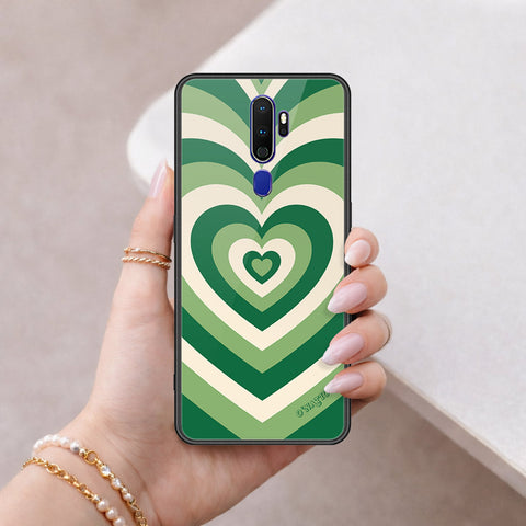 Oppo A9 2020 Cover - O'Nation Heartbeat Series - HQ Ultra Shine Premium Infinity Glass Soft Silicon Borders Case