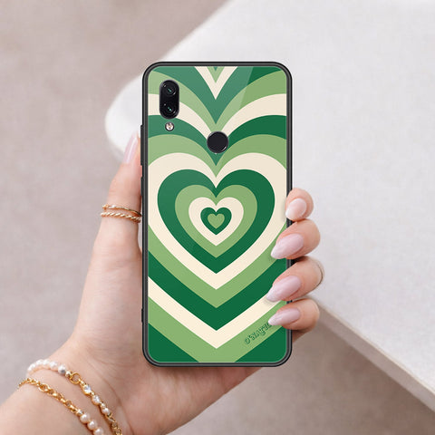 Xiaomi Redmi Note 7 Cover - O'Nation Heartbeat Series - HQ Ultra Shine Premium Infinity Glass Soft Silicon Borders Case