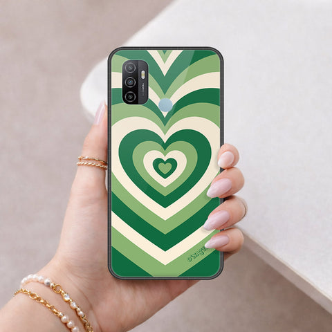 Oppo A53s Cover - O'Nation Heartbeat Series - HQ Ultra Shine Premium Infinity Glass Soft Silicon Borders Case
