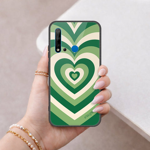 Huawei P20 Lite 2019 Cover - O'Nation Heartbeat Series - HQ Ultra Shine Premium Infinity Glass Soft Silicon Borders Case