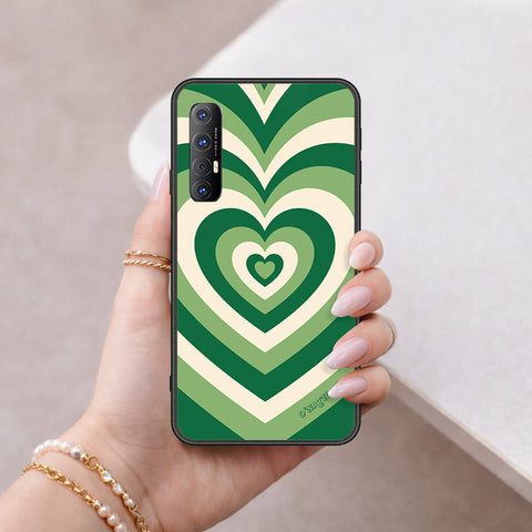 Oppo Reno 3 Pro Cover - O'Nation Heartbeat Series - HQ Ultra Shine Premium Infinity Glass Soft Silicon Borders Case