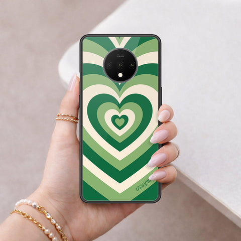 OnePlus 7T Cover - O'Nation Heartbeat Series - HQ Ultra Shine Premium Infinity Glass Soft Silicon Borders Case
