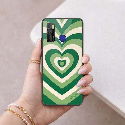 Infinix Hot 9 Pro Cover - O'Nation Heartbeat Series - HQ Ultra Shine Premium Infinity Glass Soft Silicon Borders Case
