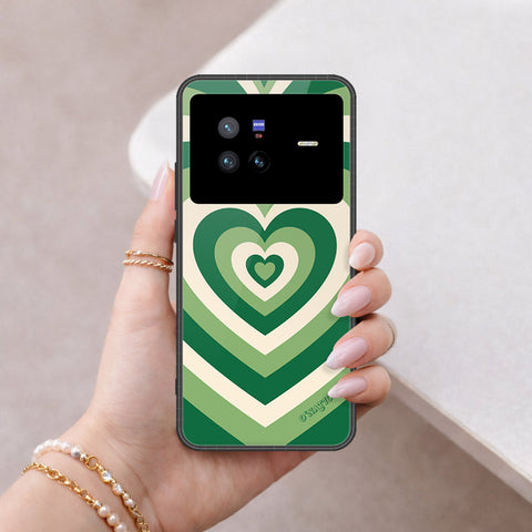 Vivo X80 Cover - O'Nation Heartbeat Series - HQ Ultra Shine Premium Infinity Glass Soft Silicon Borders Case
