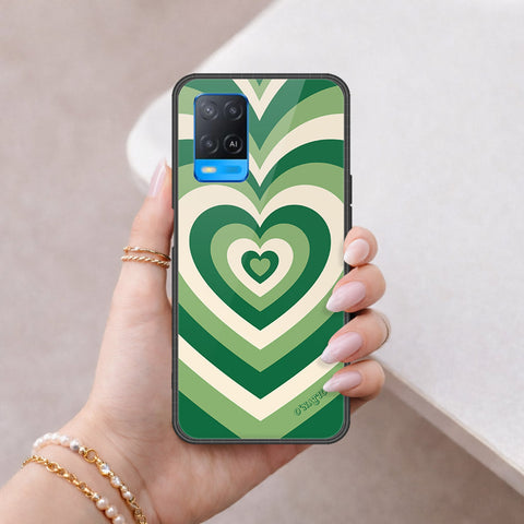 Oppo A54 4G Cover - O'Nation Heartbeat Series - HQ Ultra Shine Premium Infinity Glass Soft Silicon Borders Case