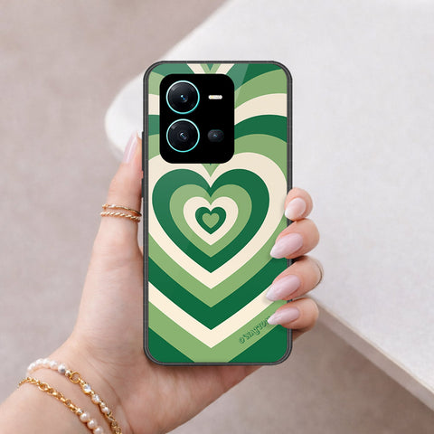 Vivo V25 5G Cover - O'Nation Heartbeat Series - HQ Ultra Shine Premium Infinity Glass Soft Silicon Borders Case