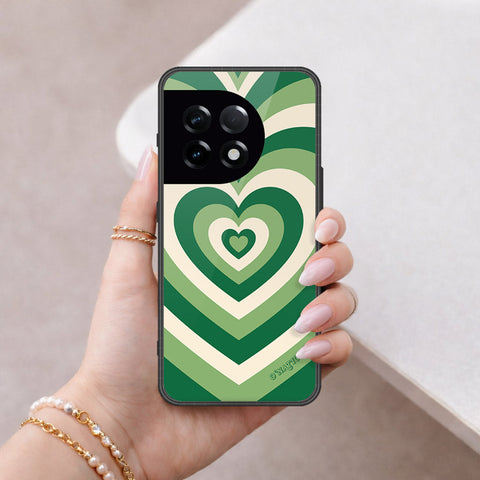 OnePlus 11 Cover - O'Nation Heartbeat Series - HQ Ultra Shine Premium Infinity Glass Soft Silicon Borders Case