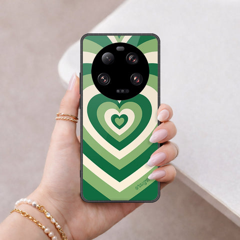 Xiaomi 13 Ultra Cover - O'Nation Heartbeat Series - HQ Ultra Shine Premium Infinity Glass Soft Silicon Borders Case