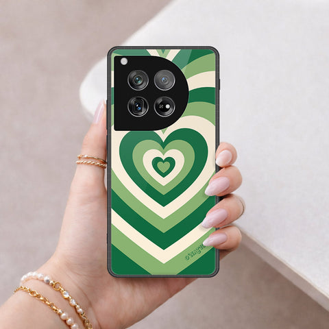 OnePlus 12 Cover - O'Nation Heartbeat Series - HQ Ultra Shine Premium Infinity Glass Soft Silicon Borders Case