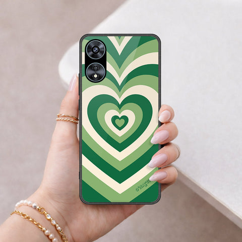 Oppo A78 4G Cover - O'Nation Heartbeat Series - HQ Ultra Shine Premium Infinity Glass Soft Silicon Borders Case