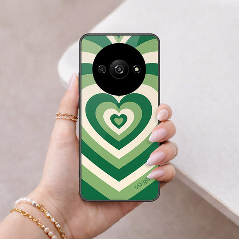 Xiaomi Redmi A3 Cover - O'Nation Heartbeat Series - HQ Ultra Shine Premium Infinity Glass Soft Silicon Borders Case