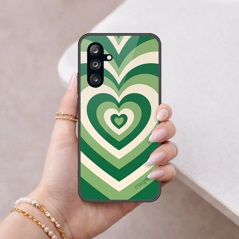 Samsung Galaxy A56 Cover - O'Nation Heartbeat Series - HQ Ultra Shine Premium Infinity Glass Soft Silicon Borders Case