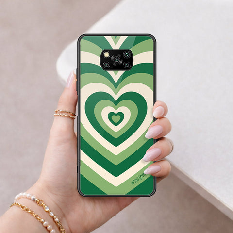 Xiaomi Poco X3 NFC Cover - O'Nation Heartbeat Series - HQ Ultra Shine Premium Infinity Glass Soft Silicon Borders Case