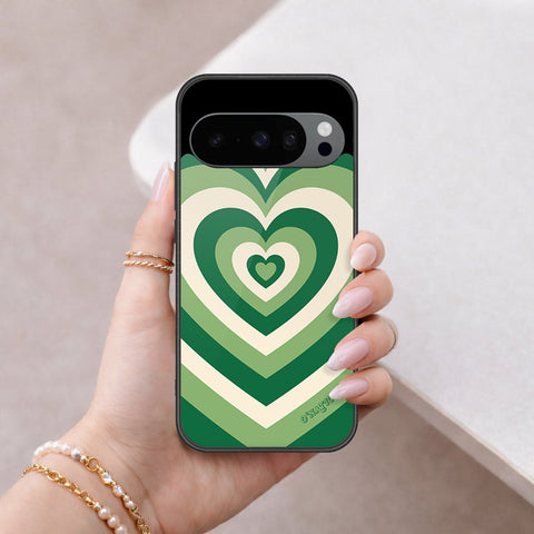 Google Pixel 9 Pro XL Cover - O'Nation Heartbeat Series - HQ Ultra Shine Premium Infinity Glass Soft Silicon Borders Case