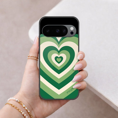 Google Pixel 9 Pro Cover - O'Nation Heartbeat Series - HQ Ultra Shine Premium Infinity Glass Soft Silicon Borders Case