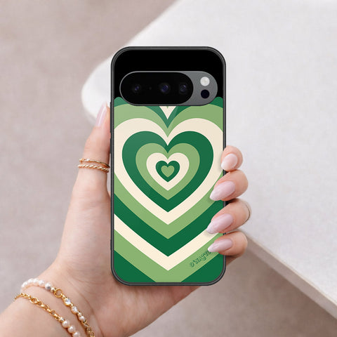 Google Pixel 9 Cover - O'Nation Heartbeat Series - HQ Ultra Shine Premium Infinity Glass Soft Silicon Borders Case