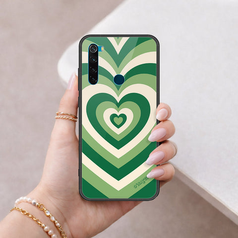 Xiaomi Redmi Note 8 Cover - O'Nation Heartbeat Series - HQ Ultra Shine Premium Infinity Glass Soft Silicon Borders Case