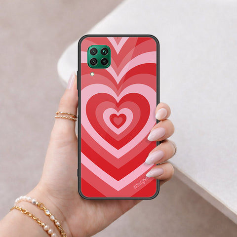 Huawei Nova 7i Cover - O'Nation Heartbeat Series - HQ Ultra Shine Premium Infinity Glass Soft Silicon Borders Case