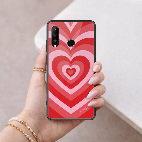 Huawei P30 lite Cover - O'Nation Heartbeat Series - HQ Ultra Shine Premium Infinity Glass Soft Silicon Borders Case