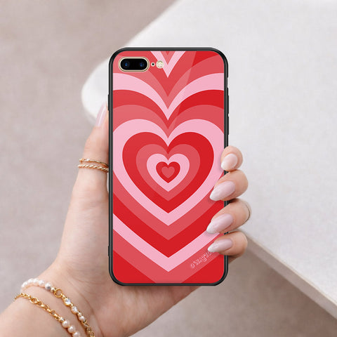 iPhone 8 Plus / 7 Plus - O'Nation Heartbeat Series - HQ Ultra Shine Premium Infinity Glass Soft Silicon Borders Case