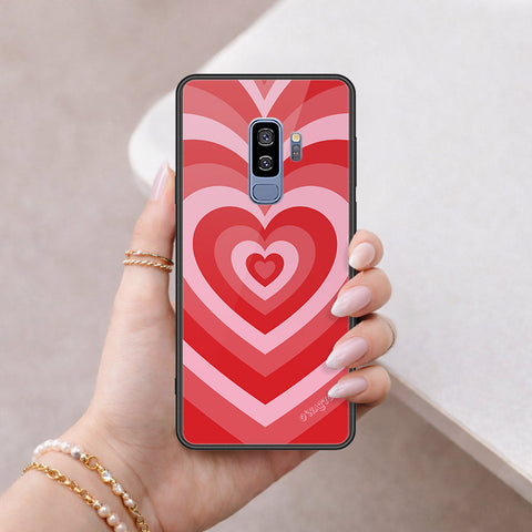 Samsung Galaxy S9 Plus Cover - O'Nation Heartbeat Series - HQ Ultra Shine Premium Infinity Glass Soft Silicon Borders Case