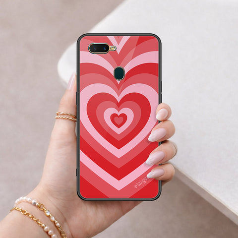 Oppo A11k Cover - O'Nation Heartbeat Series - HQ Ultra Shine Premium Infinity Glass Soft Silicon Borders Case