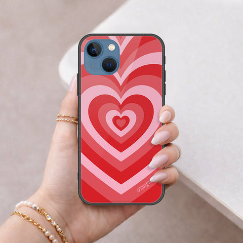 iPhone 13 Cover - O'Nation Heartbeat Series - HQ Ultra Shine Premium Infinity Glass Soft Silicon Borders Case