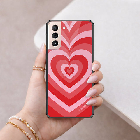 Samsung Galaxy S22 Plus 5G Cover - O'Nation Heartbeat Series - HQ Ultra Shine Premium Infinity Glass Soft Silicon Borders Case