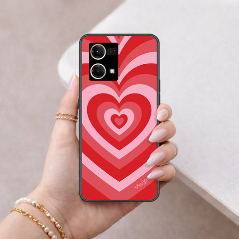 Oppo F21 Pro 4G Cover - O'Nation Heartbeat Series - HQ Ultra Shine Premium Infinity Glass Soft Silicon Borders Case