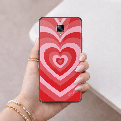 OnePlus 3 Cover - O'Nation Heartbeat Series - HQ Ultra Shine Premium Infinity Glass Soft Silicon Borders Case
