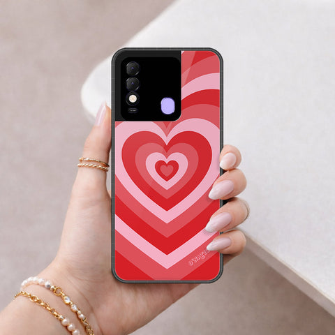 Tecno Spark 8 Cover - O'Nation Heartbeat Series - HQ Ultra Shine Premium Infinity Glass Soft Silicon Borders Case