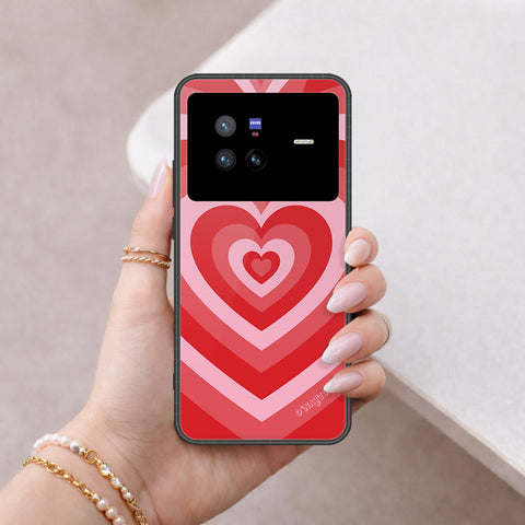 Vivo X80 Cover - O'Nation Heartbeat Series - HQ Ultra Shine Premium Infinity Glass Soft Silicon Borders Case