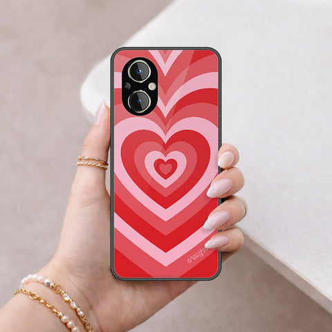 Oppo F21 Pro 5G Cover - O'Nation Heartbeat Series - HQ Ultra Shine Premium Infinity Glass Soft Silicon Borders Case