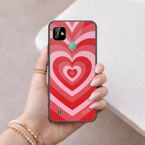 Infinix Smart HD 2021 Cover - O'Nation Heartbeat Series - HQ Ultra Shine Premium Infinity Glass Soft Silicon Borders Case