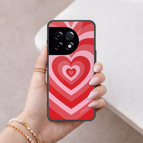 OnePlus Ace 2 Cover - O'Nation Heartbeat Series - HQ Ultra Shine Premium Infinity Glass Soft Silicon Borders Case
