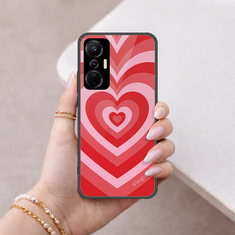 Infinix Hot 20S Cover - O'Nation Heartbeat Series - HQ Ultra Shine Premium Infinity Glass Soft Silicon Borders Case
