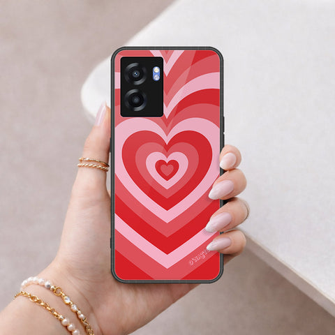 Oppo A77 5G Cover - O'Nation Heartbeat Series - HQ Ultra Shine Premium Infinity Glass Soft Silicon Borders Case