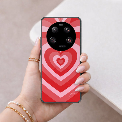 Xiaomi 13 Ultra Cover - O'Nation Heartbeat Series - HQ Ultra Shine Premium Infinity Glass Soft Silicon Borders Case